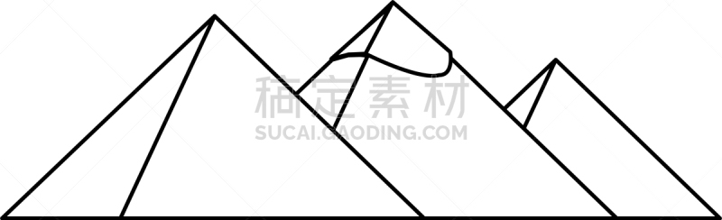 埃及,分离着色,金字塔形,黑色,纪念碑,传统,旅途,名声,法老,开罗