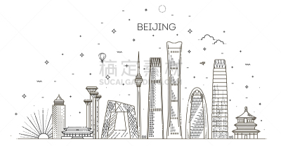 城市天际线,全景,背景聚焦,天空,传统,旅途,商务,名声,直的