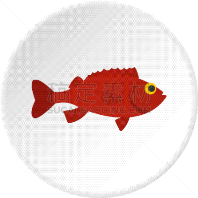 红色,圆形,计算机图标,鱼类,分离着色,自然,海产,清新,食品,烹调