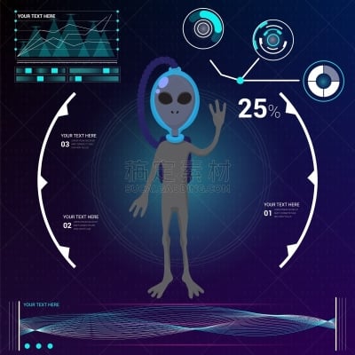 空间站,绘画插图,怪物,太空,矢量,外星人,动作,拟人的,卡通