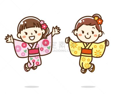 便装和服,儿童,衣服,可爱的,盂兰盆节,人,和服,仅日本人,七夕节,图像