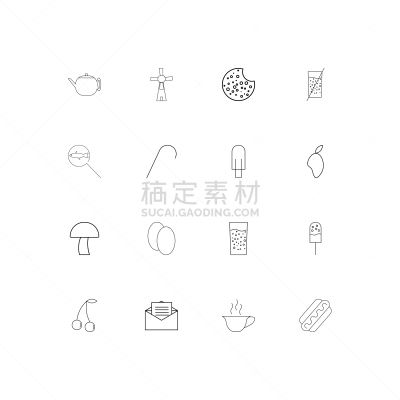 轮廓,直的,饮食,计算机图标,芒果,咖啡,热饮,甘蔗糖,食品,锅