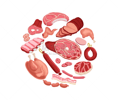 意大利腊肠,肉,香肠,熏猪肉,鸡肉,牛排,菜单,清新,食品,烤肉架