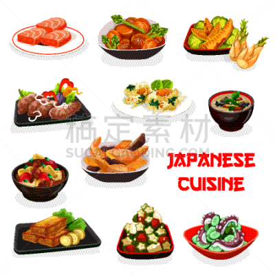 蔬菜,肉,海产,鱼肉,日本食品,菜单,香料,焖菜,食品,午餐