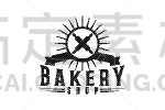 品牌名称,擀面杖,商店,面包店,横越,农业,大麦,面包,食品,复古