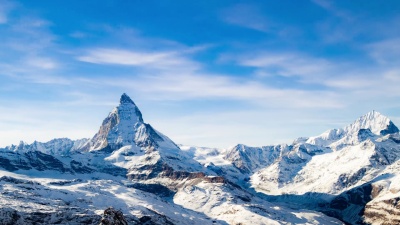 马特霍恩的Timelapse，瑞士，Zermatt