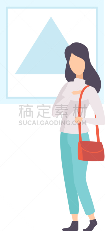 抽象,现代,女性,创造力,人,拜访,观看,休闲,想象