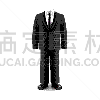 分离着色,白色,男商人,套装,商务,人,白色背景,高雅,男人