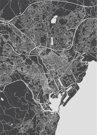 城市,加的夫,轮廓,林荫路,公园,矢量,街道,剪影