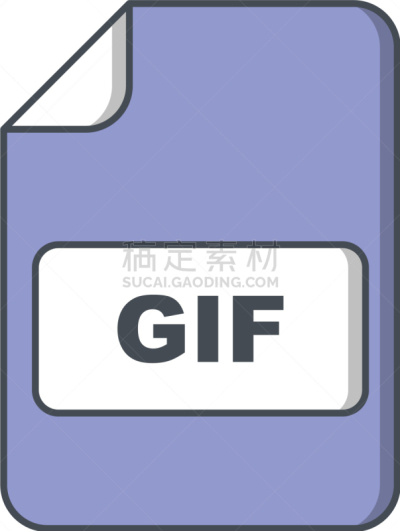 GIF动图,计算机图标,轮廓,矢量,符号,文档,直的,图像,标志,设计