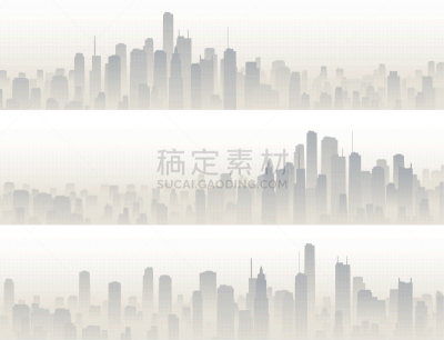 城市,巨大的,雾,水平画幅,建筑业,屋顶,建筑,景象,剪影