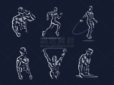 男人,运动竞赛,田径运动员,运动,人,硬朗,图像,模板,举重
