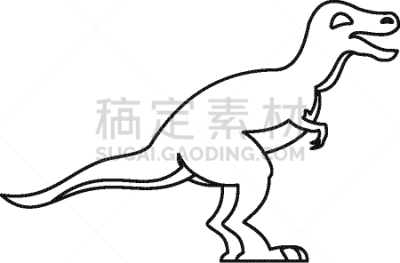 轮廓,兽脚亚目食肉恐龙,计算机图标,自然,图像,已灭绝生物,侏罗纪,史前时代,动物,捕猎行为
