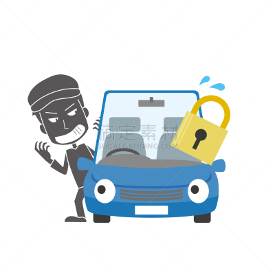 汽车,盗贼,钥匙,绘画插图,安防设备,车钥匙,日本,人,男人,安全的
