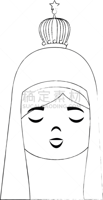 圣玛丽,图标,耶稣降生,母亲,概念象征,女人,古董