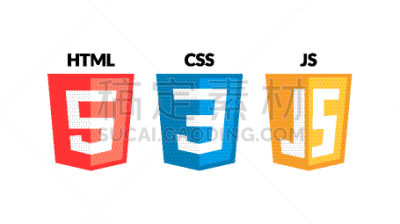 html5 css3 js icon set web development logo icon