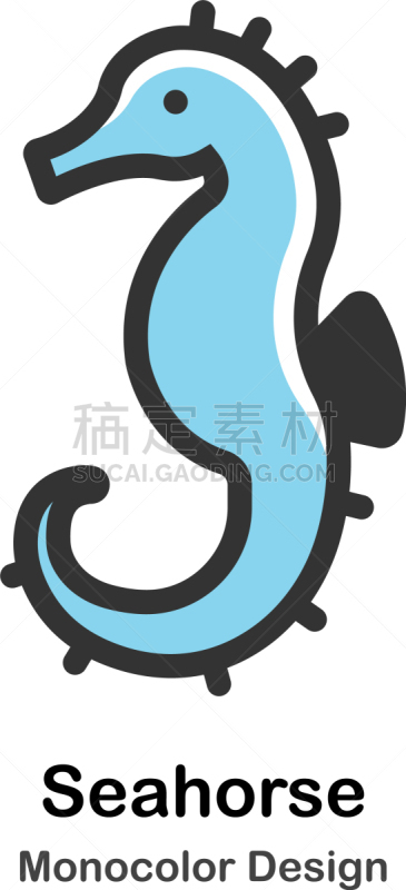 海马,鸡尾酒,自然,矢量,图像,海洋,水下,动物