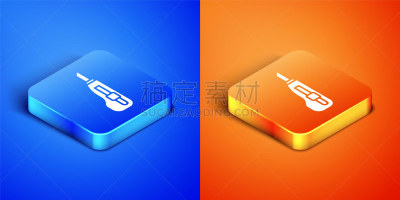 办公室,蓝色,绘画插图,矢量,图标,橙色背景,分离着色,按钮,纸,切断