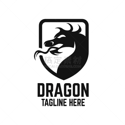 品牌名称,龙,盾,自然,热,概念,野生动物,中世纪时代,动物