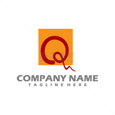 q dots logo design template hexagon q icon q