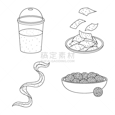 素食,食品,符号,饮料,蔬菜,螺线,清新,营养品,设计,布置