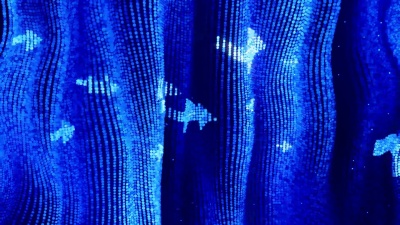 流动粒子箭头蓝色