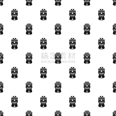 提基,式样,偶像,夏威夷大岛,传统,几何形状,面具,壁纸,古董