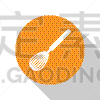 分离着色,白色,搅拌器,图标,商业厨房,金属,钢铁,不锈钢,饮食,主厨
