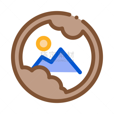 绘画插图,眼球,矢量,损坏的,图标,轮廓