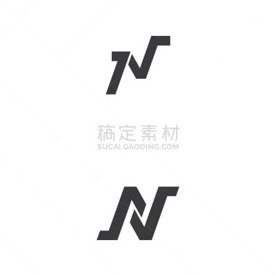 品牌名称,英文字母n,模板,商务,闪亮的,符号,字母,概念,图标集,图像
