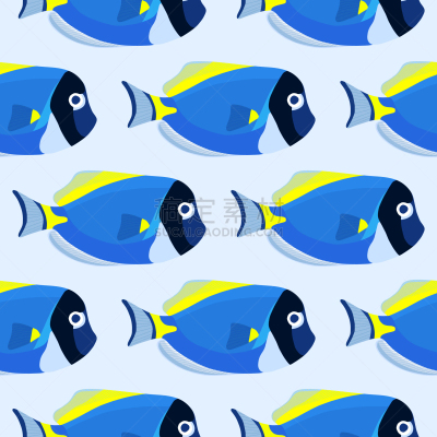 颊纹鼻鱼,Blue Tang Fish,粉末状雪,四方连续纹样,可爱的,解剖刀,野生动物,壁纸,粉蓝颊纹鼻鱼,动物