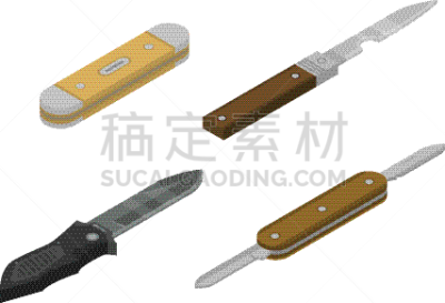 小刀,高雅,计算机图标,商务,弹簧小折刀口,直的,设备用品,品牌名称,三维图形,布置