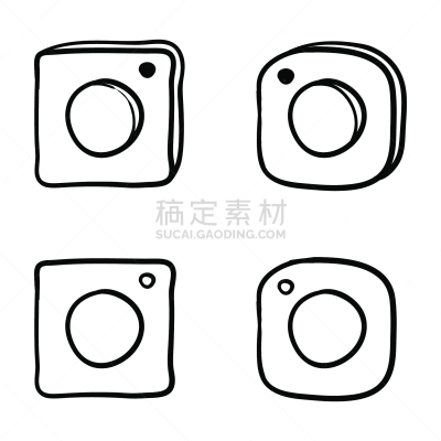 乱画,相机,矢量,计算机图标,分离着色,高雅,动物手,白色背景,数字化显示,传媒