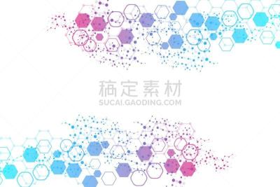 技术,矢量,健康保健,绘画插图,科学,六边形,抽象,背景聚焦,网线插头,全球通讯
