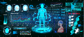 未来,通勤者,平板扫描仪,计划书,时尚,脱氧核糖核酸,人,全息图,人造的,信息图表