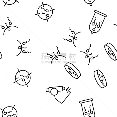 精子,矢量,四方连续纹样,避孕品,显微镜,健康保健,细的,背景,脱氧核糖核酸,绘画插图