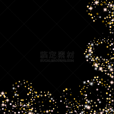 华贵,五彩纸屑,闪亮的,黄金,星形,闪亮