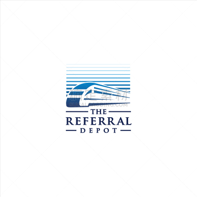 train square logo template design
