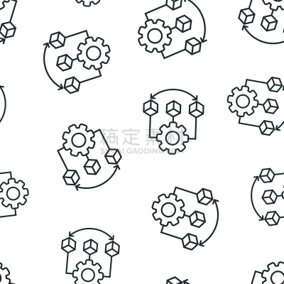 扁平化设计,矢量,齿轮,技术,绘画插图,计算机图标,背景,四方连续纹样,箭头符号,白色