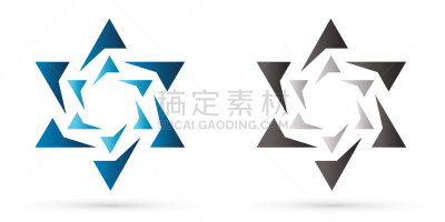 华贵,以色列,插画,极简构图,星形,象,模板,品牌名称,阴影