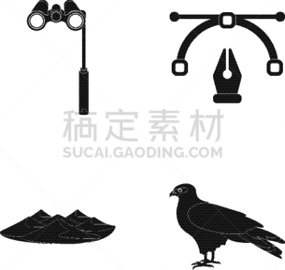 长柄眼镜,蜘蛛网,布告,羽毛,计算机图标,分离着色,图像,鸟类,收集