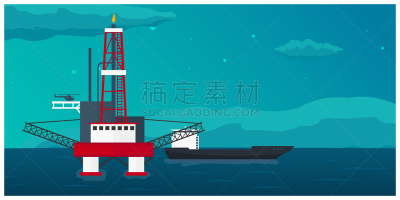 海洋,石油钻塔,平坦的,石油工业,商务,柴油机,技术,图像,探险