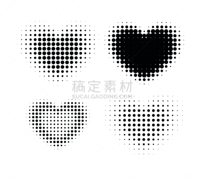 简单,矢量,形状,动物心脏,模板,白色背景,白色,斑点,粉色,图像