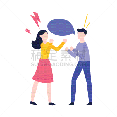 女人,男人,对话气泡框,公寓,问题,反差,伴侣,讨论,争论,爱