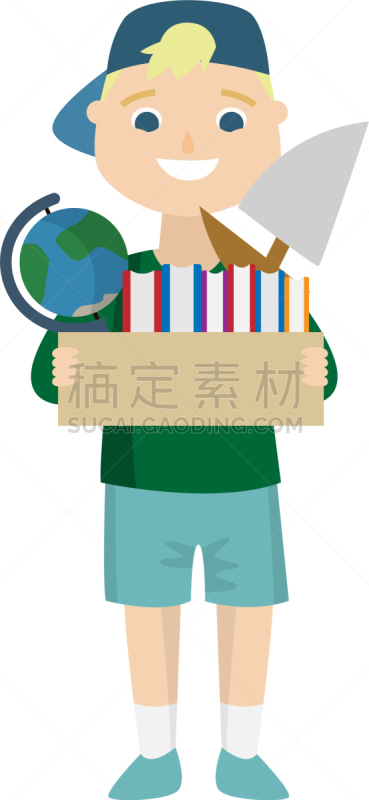 男孩,组物体,盒子,拿着,个性,可爱的,玩具,公路,小的,儿童