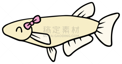 鱼类,矢量,绘画插图,科技,科学实验,简单,公园,池塘,小的,动物