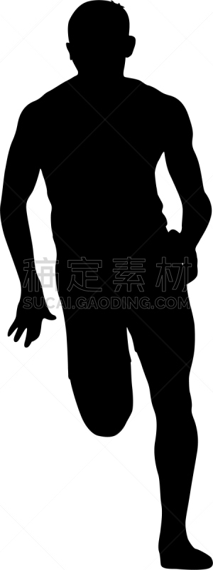 短跑,男人,通道地毯,白色背景,白色,人,田径运动,慢跑,迅速
