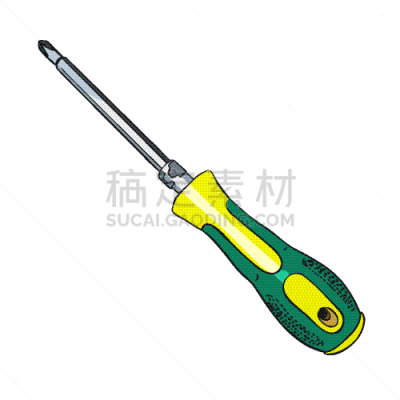 草图,螺丝刀,彩色图片,分离着色,轮廓,工业,建筑业,设备用品,改进,绘制