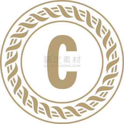 模板,品牌名称,圆形,英文字母C,高雅,传媒,商务,专业人员,字母,华贵