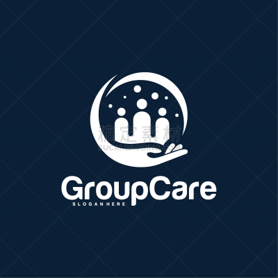 people care logo designs concept group care logo
